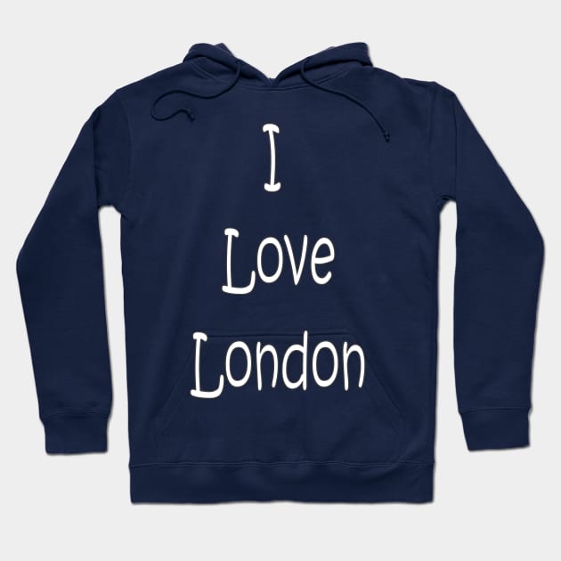 I Love London Hoodie by PlanetMonkey